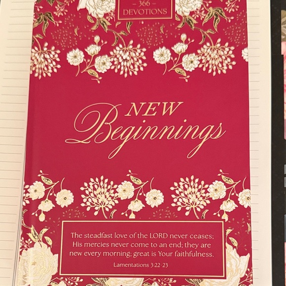 Other - Red Floral Devotional Book 366 pages